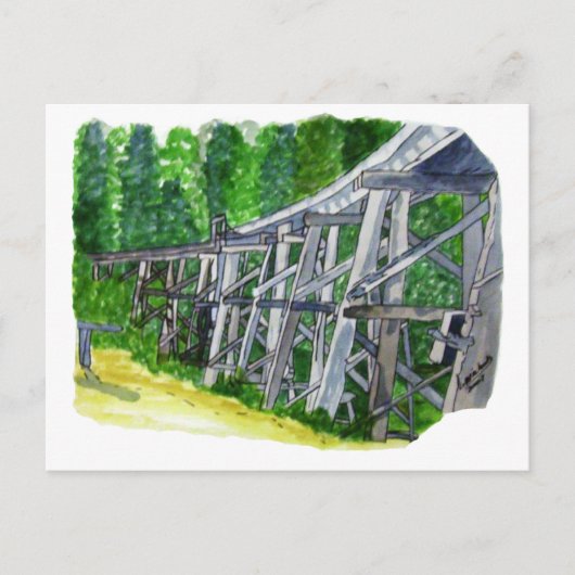 Trestle Bridge Briefkaart (Voorkant)