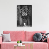 Trestle Bridge in zwart-wit Canvas Afdruk (Insitu (Woonkamer))