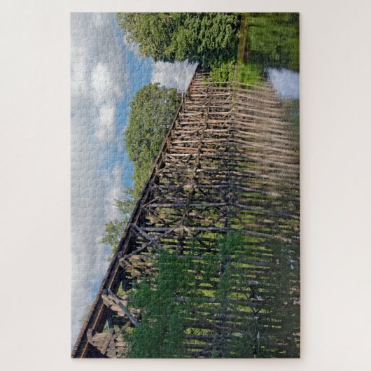 Trestle van Michigan over de rivier Legpuzzel (Verticaal)