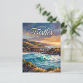 Trestles Californië Briefkaart (Staand voorkant)