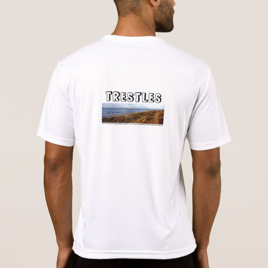 Trestles Surf Break in Zuid-Californië T-shirt (Achterkant)