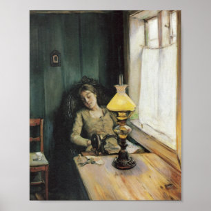 Trett van Christelijk Krohg (1885) Poster