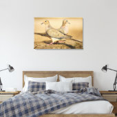 Treurduif Canvas Afdruk (Insitu (Slaapkamer))