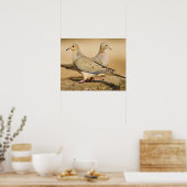 Treurduif Poster (Keuken)