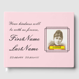 Treurig en conservatief Wake Service Guest Book Gastenboek