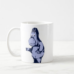 Treurige Blauwe Gorilla Keramische Koffiemok