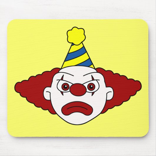 Treurige Feest Clown Muismat (Voorkant)