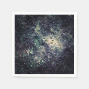 Treurige Galaxy Ruimterocks Verjaardagsfeestje Servet