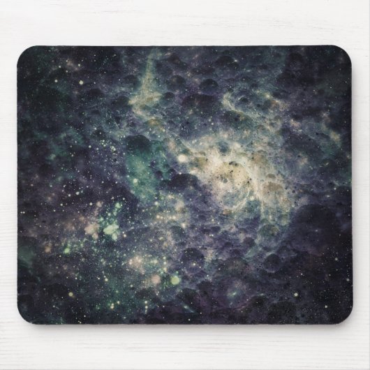 Treurige Galaxy Space Rock Cool Muismat (Voorkant)