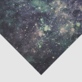 Treurige Galaxy Space Rock Verjaardagsfeestje Tissuepapier (Detail)