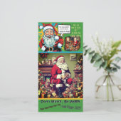 Treurige Kerstman Wees Gelukkig (van 1 persoon) Pl (Staand voorkant)