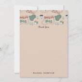 Treurige Kleurrijke Treinen op Spoorwegen Kinderen Bedankkaart (Voorkant)