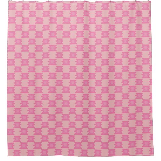 Treurige Roze Douchegordijn Zuidwesten Western (Voorkant)