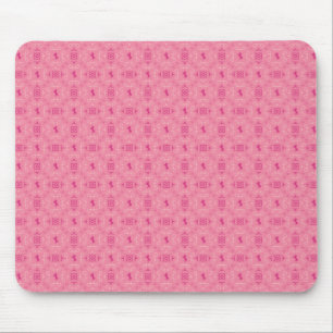 Treurige Roze Muismat Cowgirl Paarden Western
