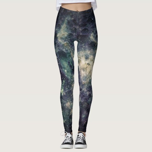 Treurige sterrenstelsel Space Rock Coole mode Leggings (Voorkant)
