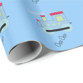 Treurige Treinen Cadeaupapier (Rol Hoek)