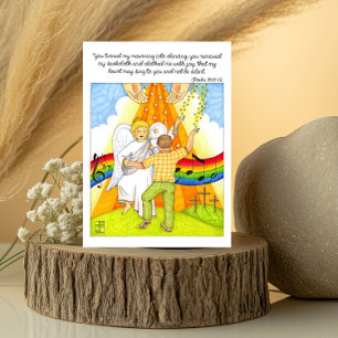 Treurlied Angel Sympathy Card Kaart