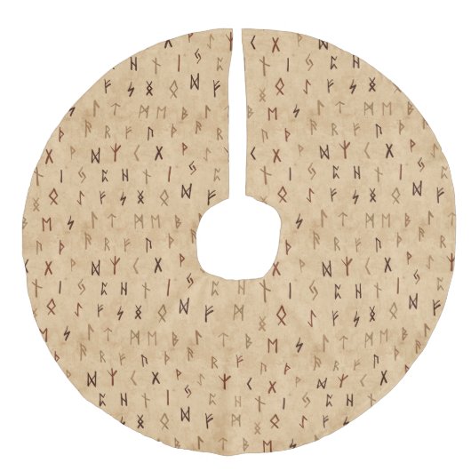 Treurrok wordt uitgevoerd imitatie linnen kerstboom kleed (Voorkant)