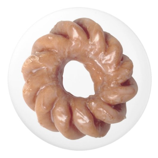 Treurtrekker van een Doughnut Keramische Knop (Voorkant)