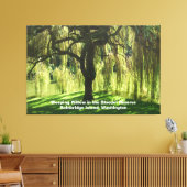 Treurwilg Bloedel Reserve Bainbridge Island Canvas Afdruk (Insitu (Woonkamer))