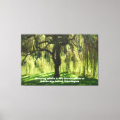 Treurwilg Bloedel Reserve Bainbridge Island Canvas Afdruk (Voorkant)