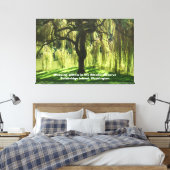 Treurwilg Bloedel Reserve Bainbridge Island Canvas Afdruk (Insitu (Slaapkamer))