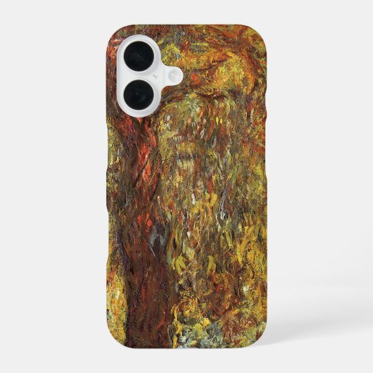Treurwilg door Claude Monet, Vintage Fine Art iPhone 16 Hoesje (Achterkant)