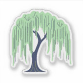 Treurwilg Sticker (Voorkant)
