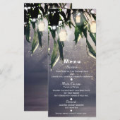 Treurwilgboom & Metselwerk Potlichten Menu Card (Voorkant / Achterkant)