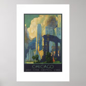 trevelposter van Chicago Poster (Voorkant)