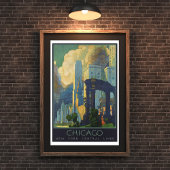  trevelposter van Chicago Poster