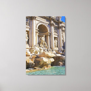 Trevi fontein canvas afdruk