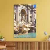 Trevi fontein canvas afdruk (Insitu (Woonkamer))