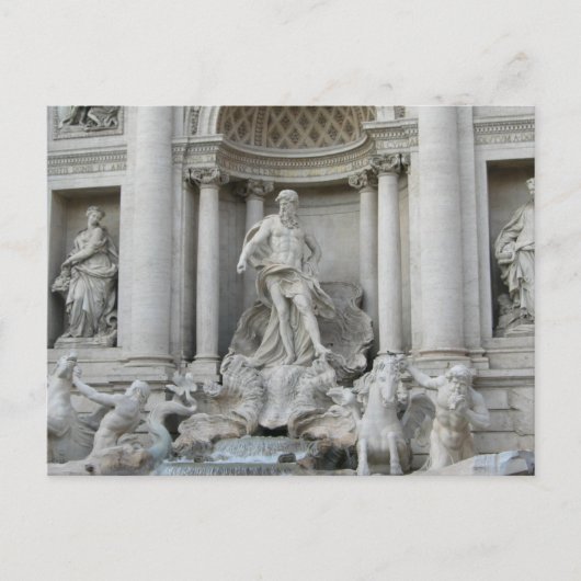 Trevi Fontein Fontana di Trevi Rome Italië Briefkaart (Voorkant)