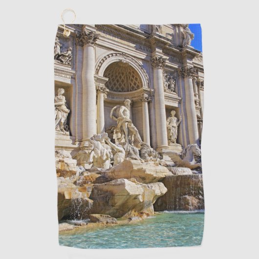 Trevi fontein golfhanddoek (Voorkant)