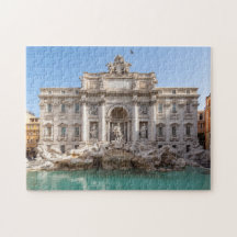 Trevi Fontein in de vroege ochtend - Rome, Italië