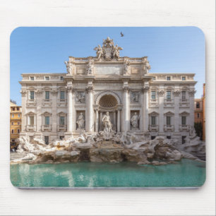 Trevi fontein in de vroege ochtend - Rome, Italië Muismat