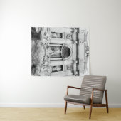 Trevi-fontein in Rome in zwart-wit #1 #reis Wandkleed (In Situ (horizontaal))