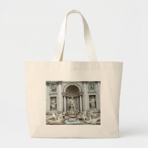 Trevi-fontein in Rome, Italië Grote Tote Bag