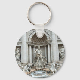 Trevi-fontein in Rome, Italië Sleutelhanger