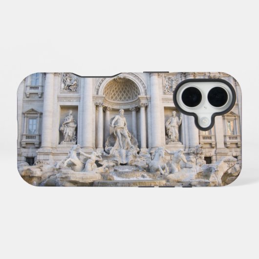 Trevi Fontein iPhone 16 Hoesje (Achterkant horizontaal)
