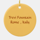 Trevi-fontein Keramisch Ornament (Achterkant)