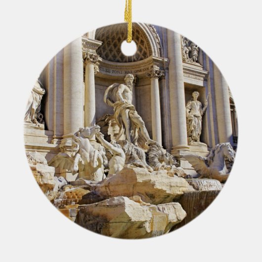 Trevi fontein keramisch ornament (Achterkant)