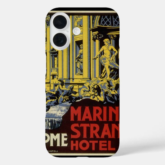 Trevi-fontein, Marini Strand Hotel, Rome Case-Mate iPhone Case (Achterkant)