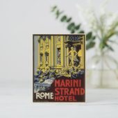 Trevi-fontein, Marini Strand Hotel, Rome Kaart (Staand voorkant)