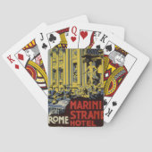  Trevi-fontein, Marini Strand Hotel, Rome Pokerkaarten (Achterkant)