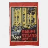  Trevi-fontein, Marini Strand Hotel, Rome Theedoek (Verticaal)