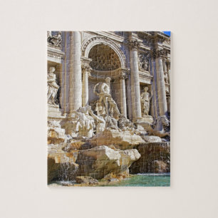 Trevi fontein metaal ornament legpuzzel