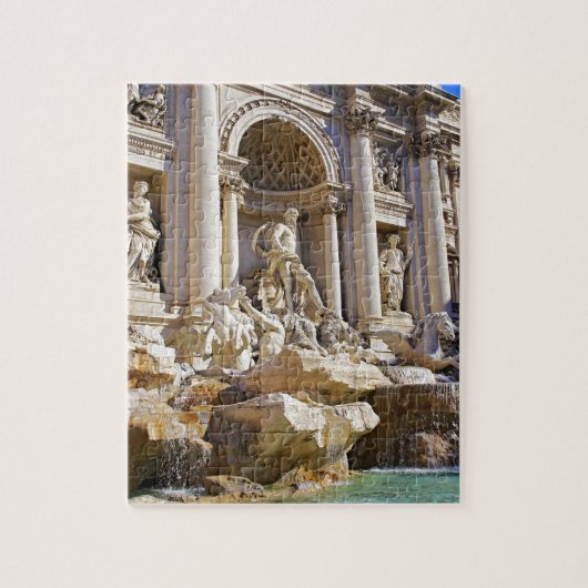 Trevi fontein metaal ornament legpuzzel (Verticaal)