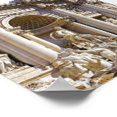 Trevi fontein metaal ornament poster (Hoek)